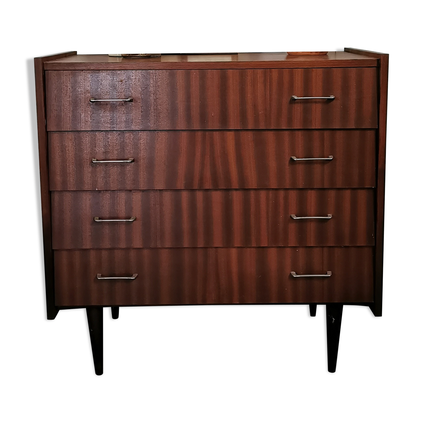 Vintage chest of drawers spindle feet