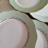 9 flat plates L'Amandinoise "Cafés Nico"