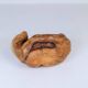 Organic birch wood bowl of Swedish folk art, from the 1960s.