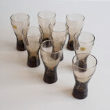 Suite of 8 glasses