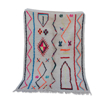 Tapis marocain berbère artisanal beni ouarain 202x146cm