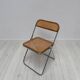 1x 1960s vintage Plia cane folding chair by Giancarlo Piretti for Anonima Castelli