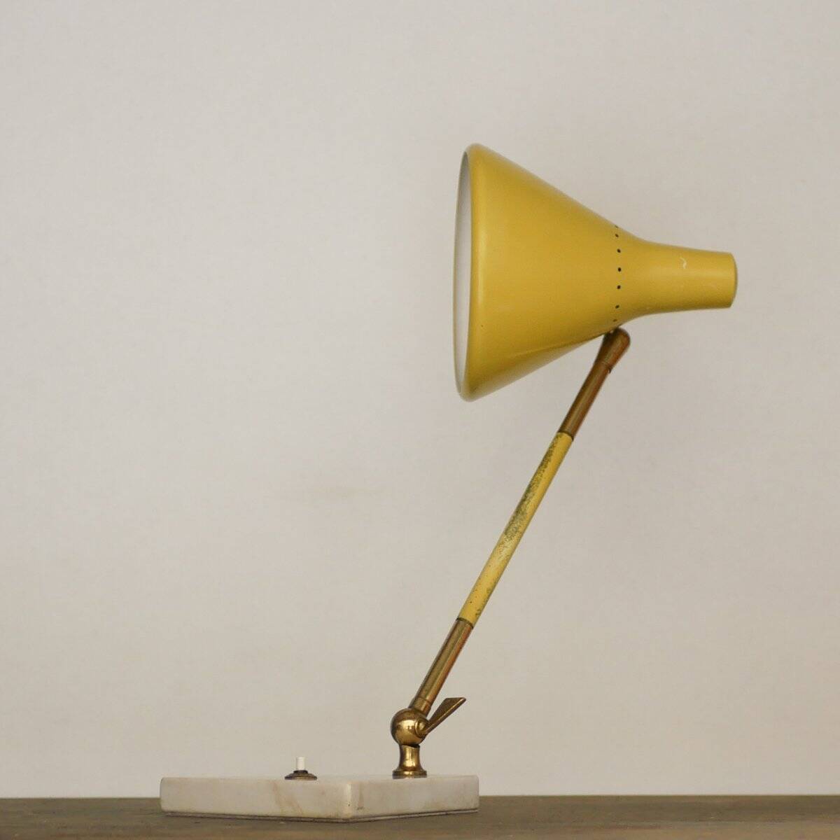 Mid-Century table lamp by Stilux Milano, Italy, 1950s.