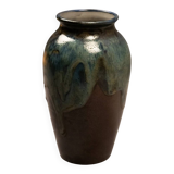 Glazed stoneware vase by Michel & Denise Pointu - Puisaye stoneware, 1950s