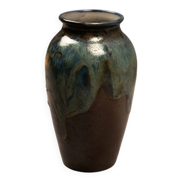 Vase en grès émaillé de Michel & Denise Pointu - Grès de Puisaye années 50