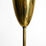 Mid-Century Pendant Lamp by Vereinigte Werkstätten, in Brass and Plexiglass