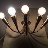 Brass wall light