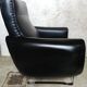Luxury black Leather Armchair