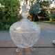 Ancienne bonbonnière / drageoir / sucrier en cristal taillé