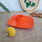 Orange melamine shell Voluform 70s