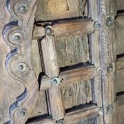 Old wooden door