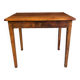 Walnut wood desk with a drawer