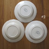 Set of 3 plates Terre de Fer Longchamps