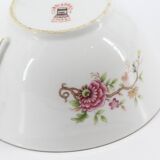 Ancienne tasse et sous tasse en porcelaine de Chauvigny