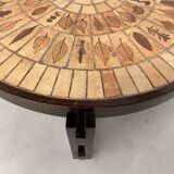 Coffee table "Les Herbiers" by Roger Capron