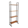 Vintage Italian modular teak and metal bookcase
