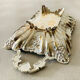 St Louis XV style letter tray, empty pocket, 20th century, in repoussé metal.