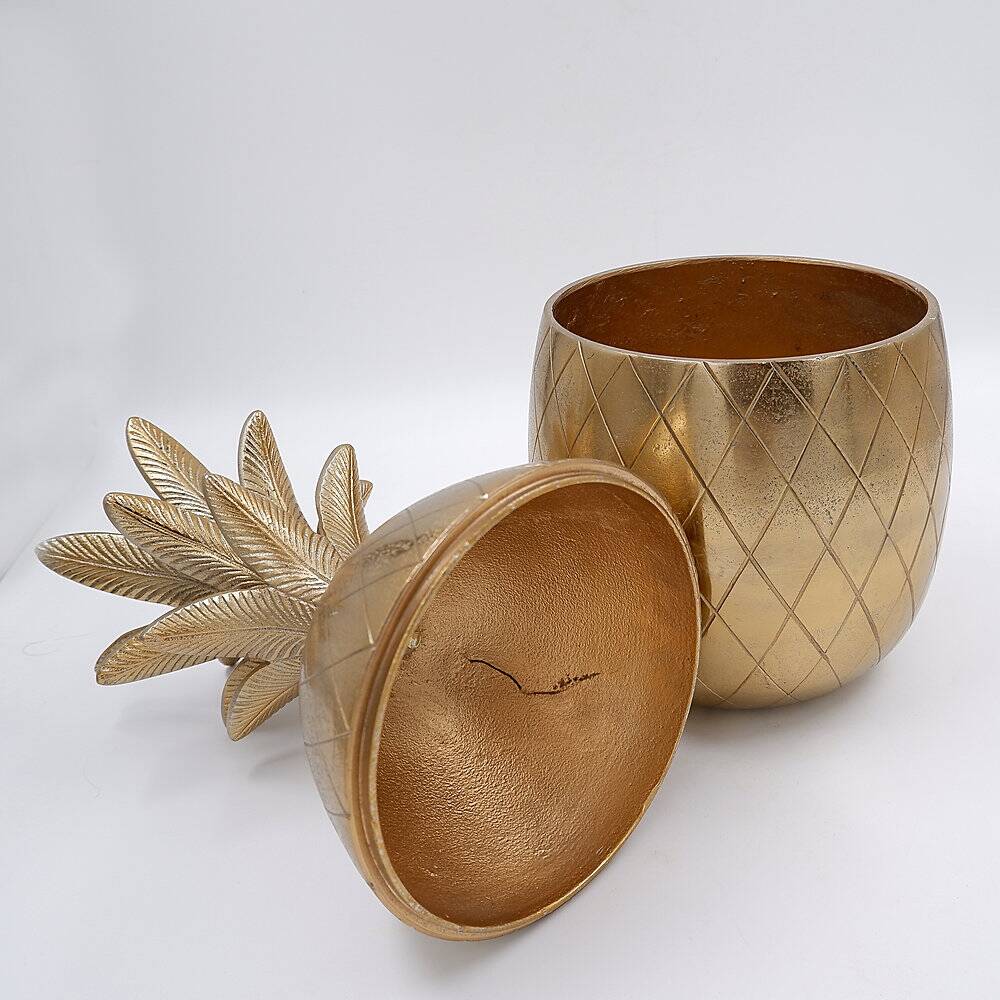 Vintage 1970s Hollywood Regency pineapple ice bucket