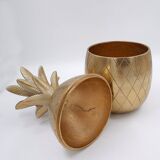 Vintage 1970s Hollywood Regency pineapple ice bucket