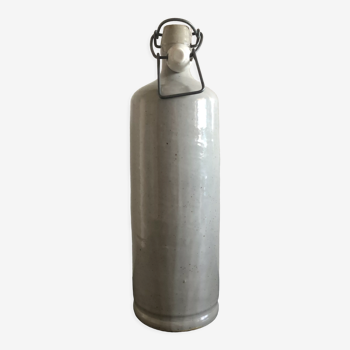 Grey glazed stoneware bottle