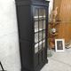 Library showcase patina shabby chic gustavien cabinet of curiosity