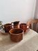 Vintage Polish ceramic breakfast set for two.