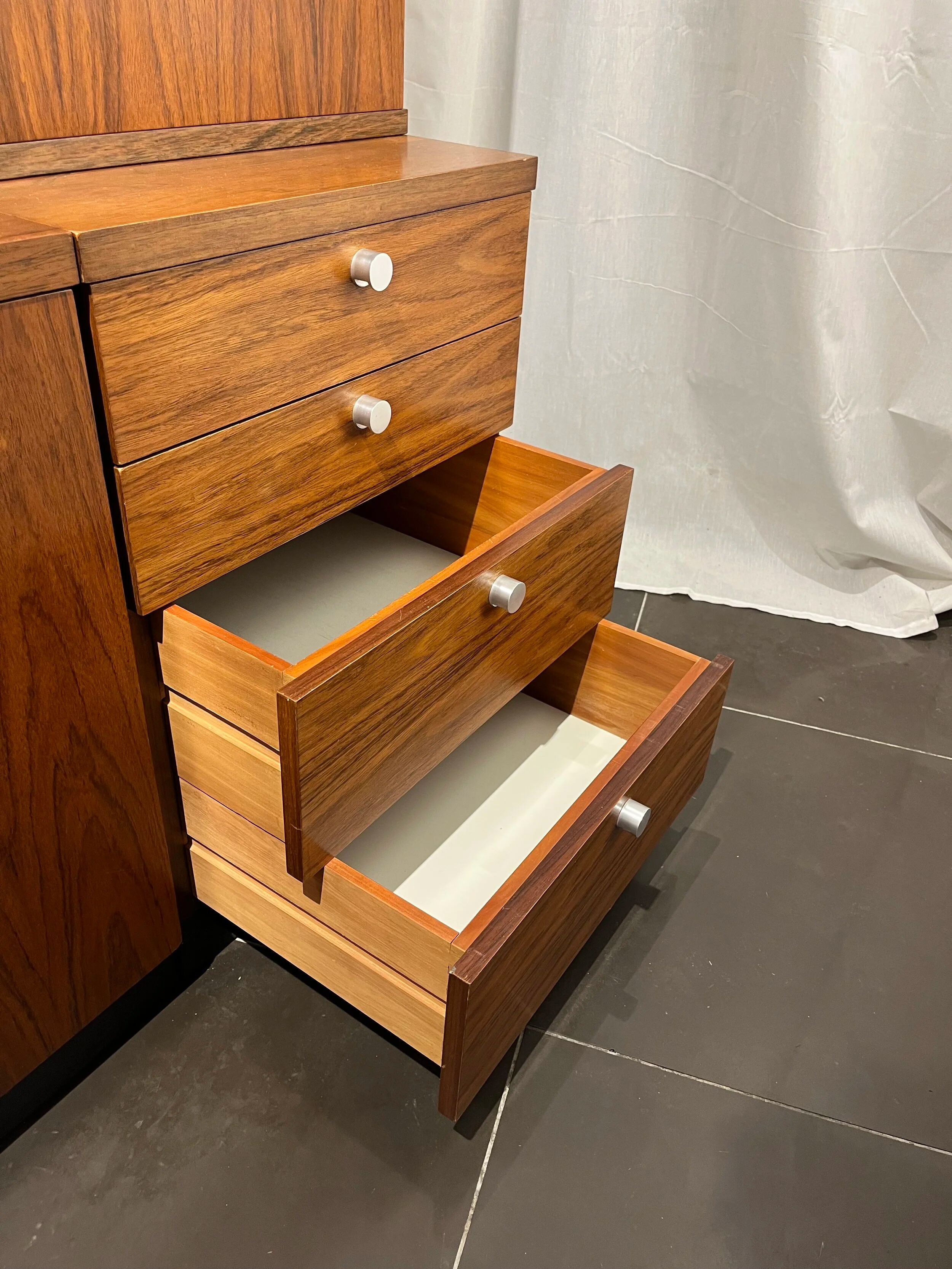 Exclusive freestanding wall unit by Alfred Hendrickx for Belform, 1960s