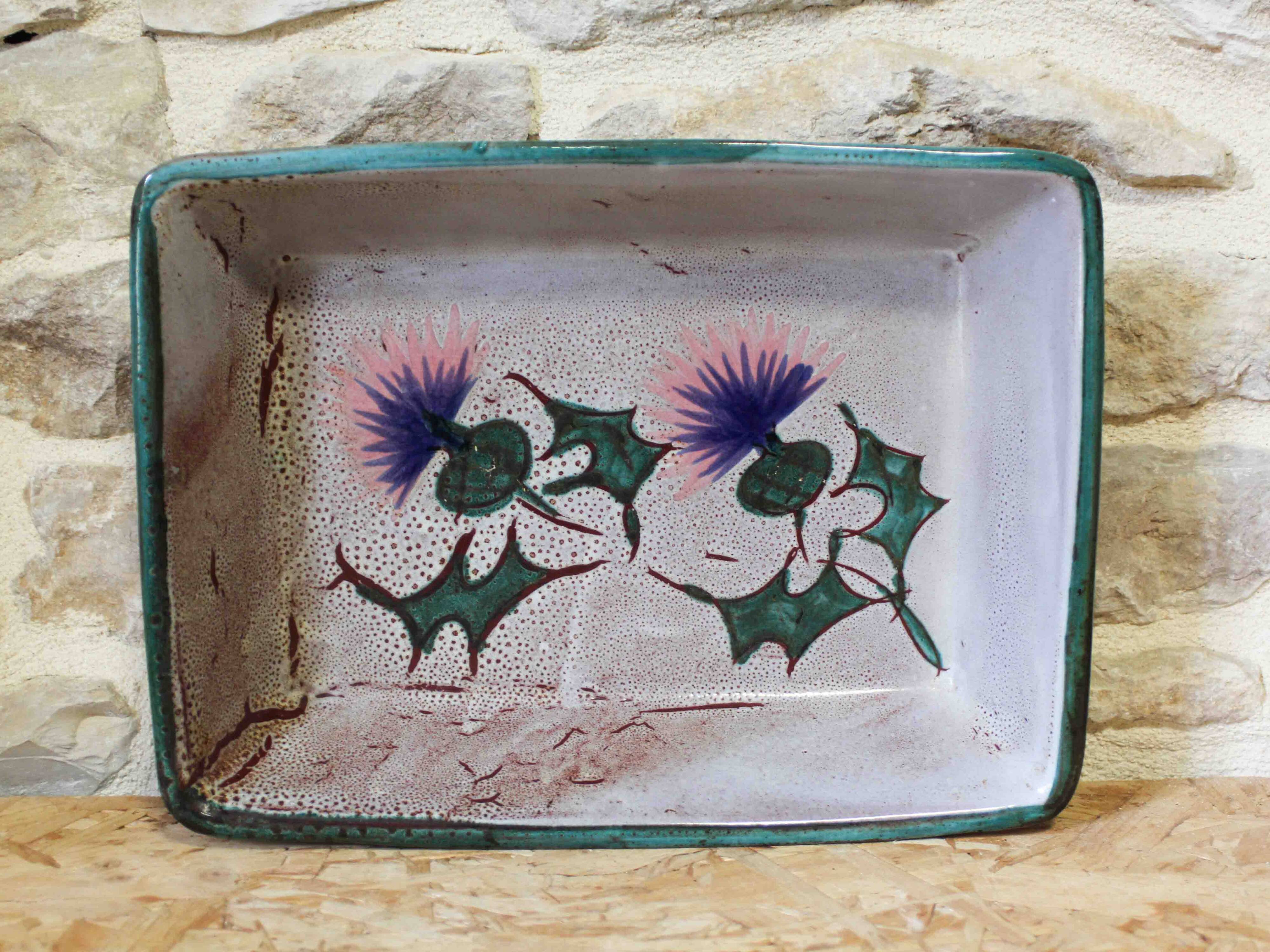 Ceramic serving dish Etienne Daniel Vallauris