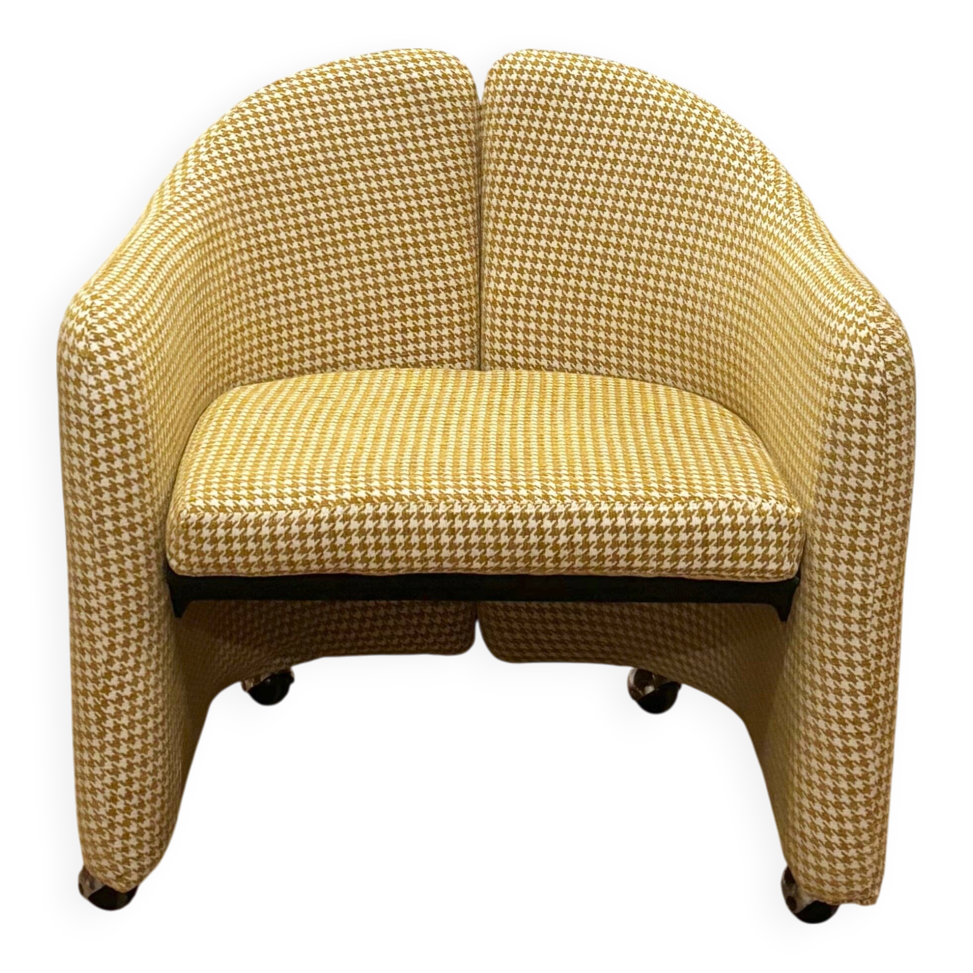 70s Italian Tecno armchair reupholstered
