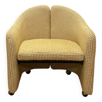 70s Italian Tecno armchair reupholstered