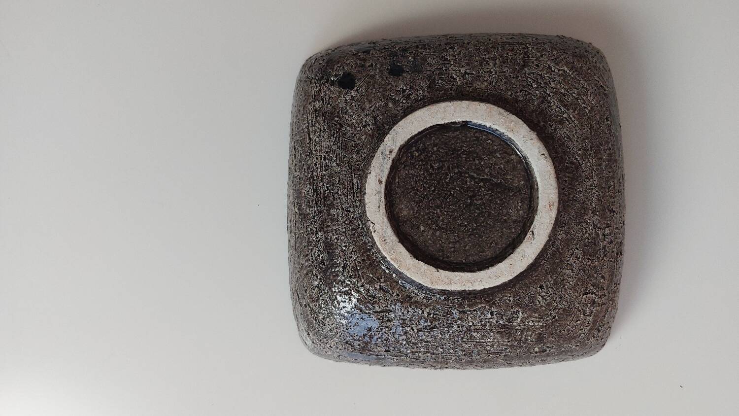 2x Vintage Fat Lava Schaal door Jan van Erp 1960's.