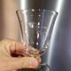 Lot de 4 verres à pied gravés