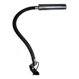 Flexible design lamp 1980 chrome and rubber