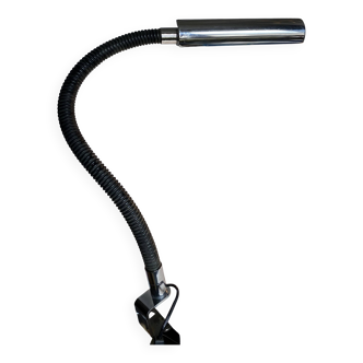 Flexible design lamp 1980 chrome and rubber