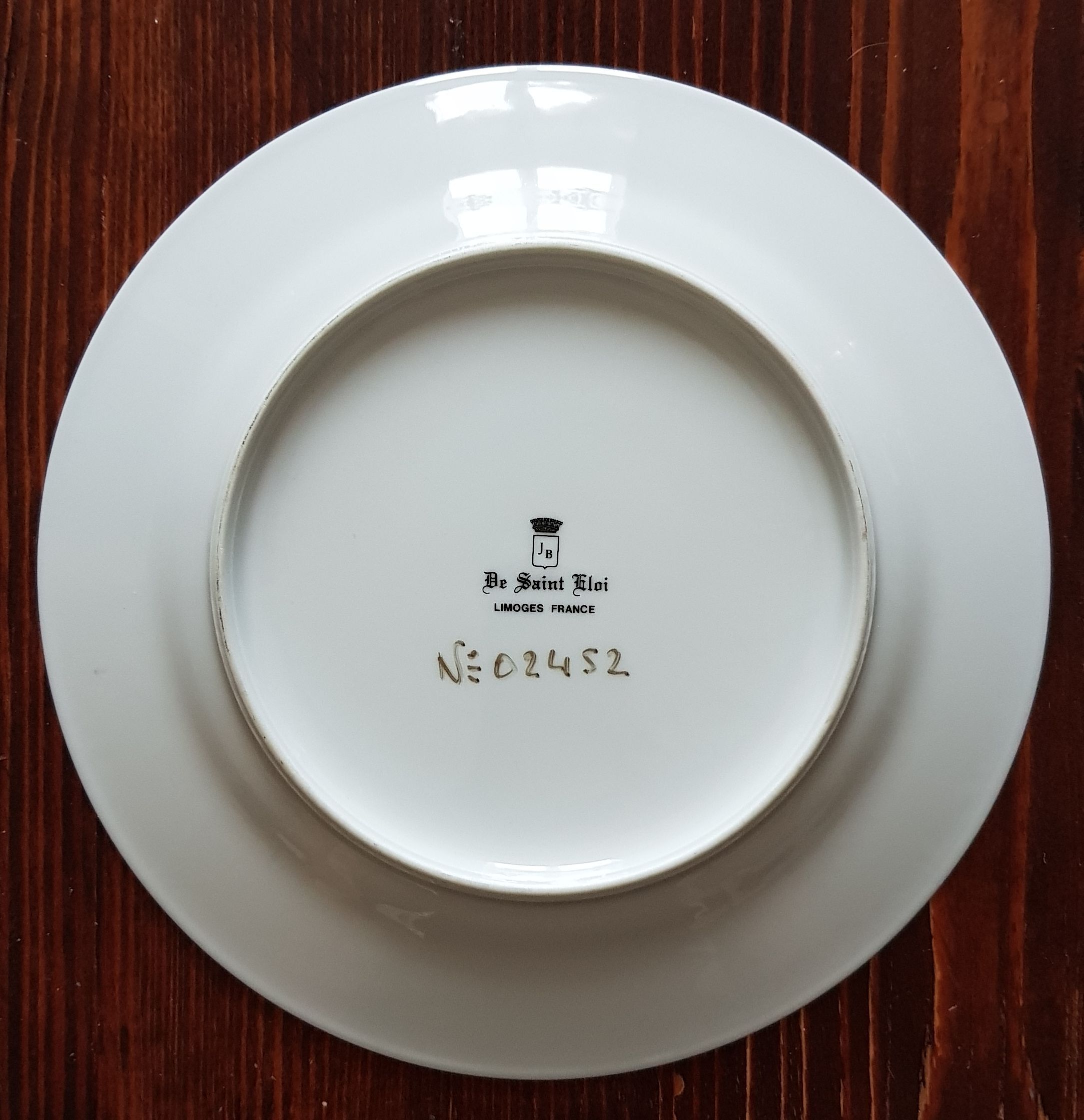 Collection plate -JB de saint eloi Limoges