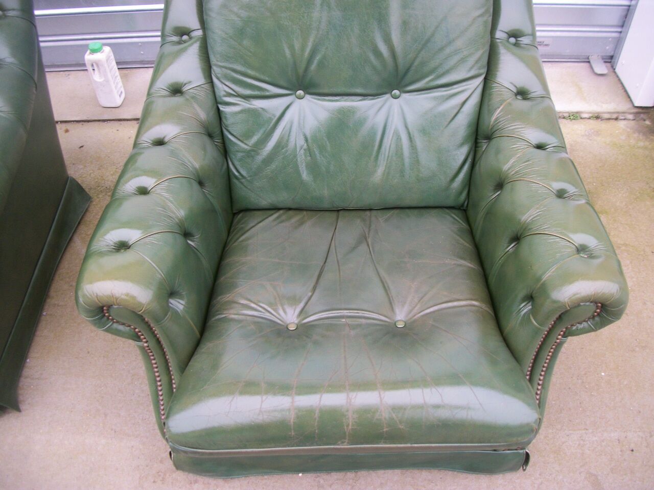 Pair of Schesterfield armchairs