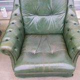 Pair of Schesterfield armchairs