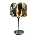 Pair of chrome lamps