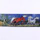 Vintage Libertas ceramic wall plaque, San Marino 1950s