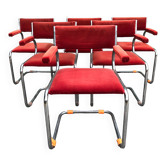 Set of 6 armchairs