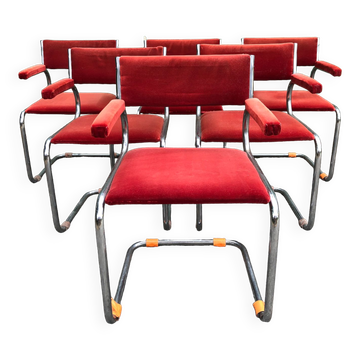 Set of 6 armchairs