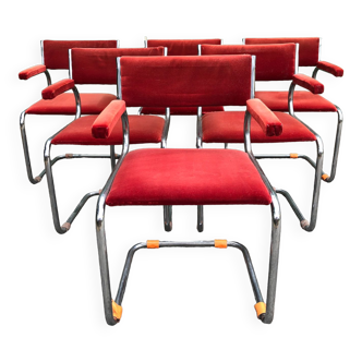 Set of 6 armchairs