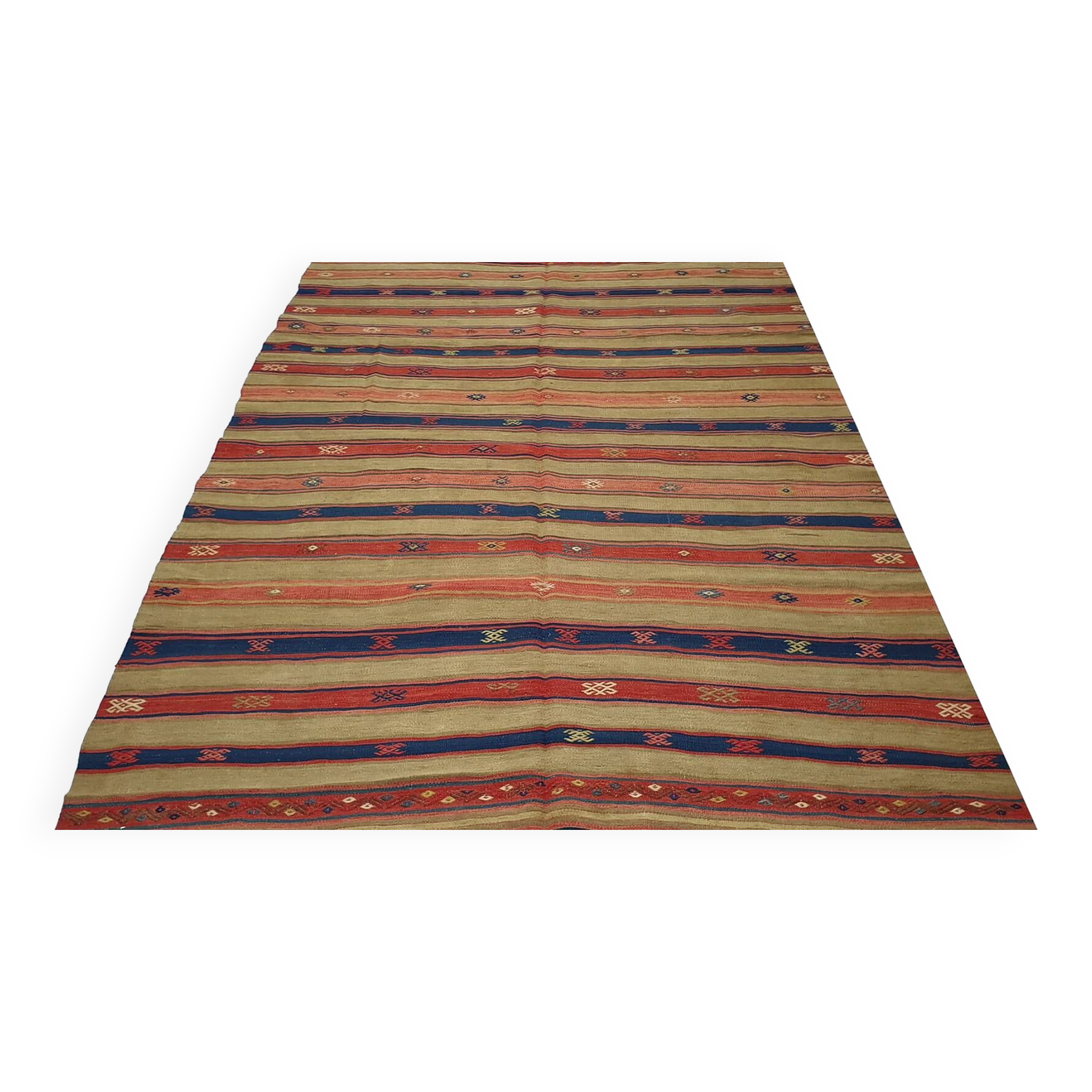 Turkish kilim rug, 247x157 cm, MYK-811