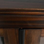 Art Deco walnut birdseye maple Amsterdam school cabinet with glass doors, 1930s