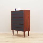 Teak chest of drawers, Danish design, 1970s, production: Denmark