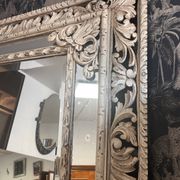 Patinated XIX century cloisonné mirror.