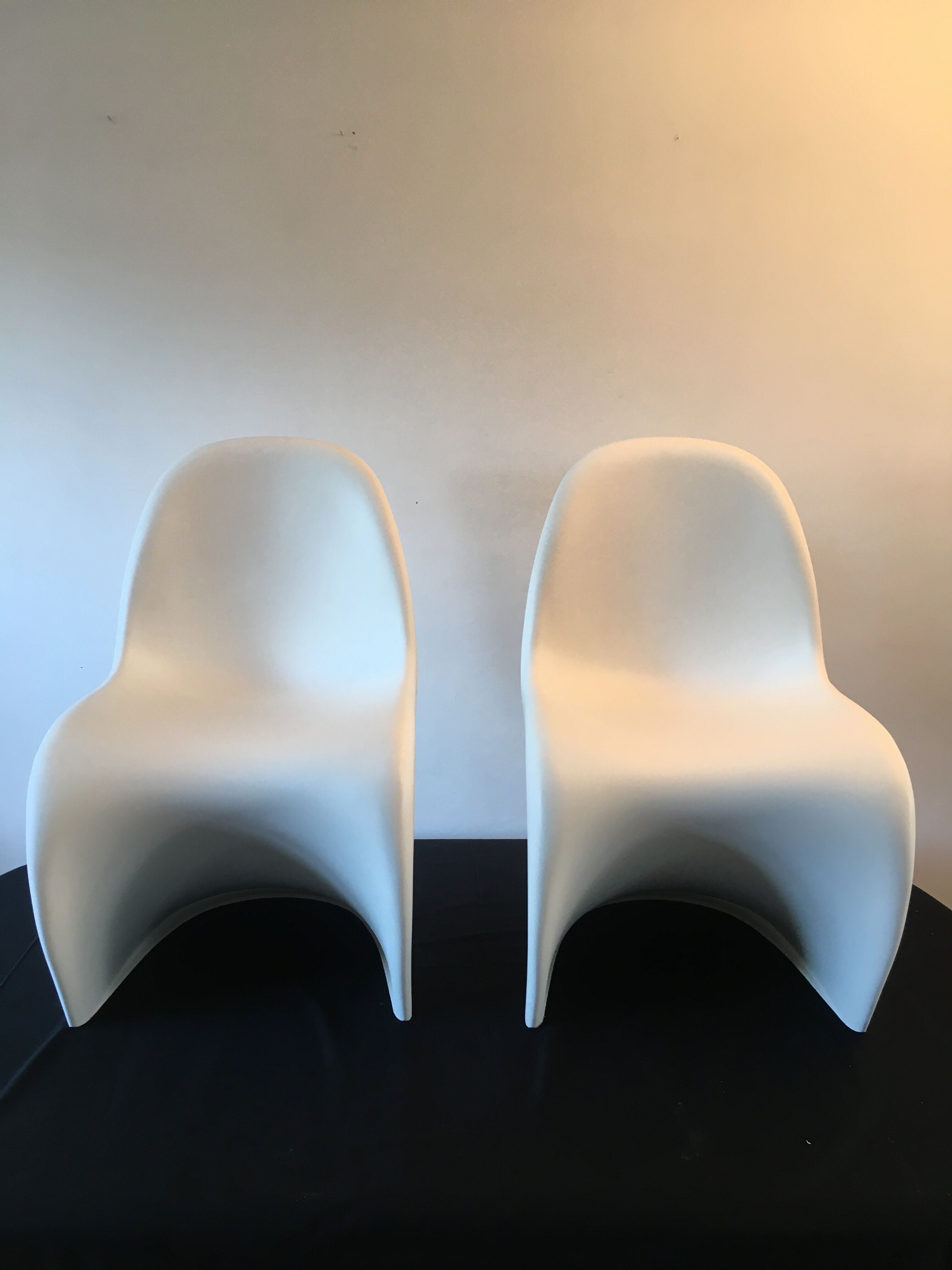 Pair of Verner Panton chairs for Vitra