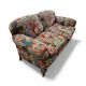 Floral fabrics / classic sofa / stunning condition, weighty sofa 100 kg