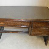 Rattan desk