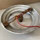 Large old ceiling light D25cm